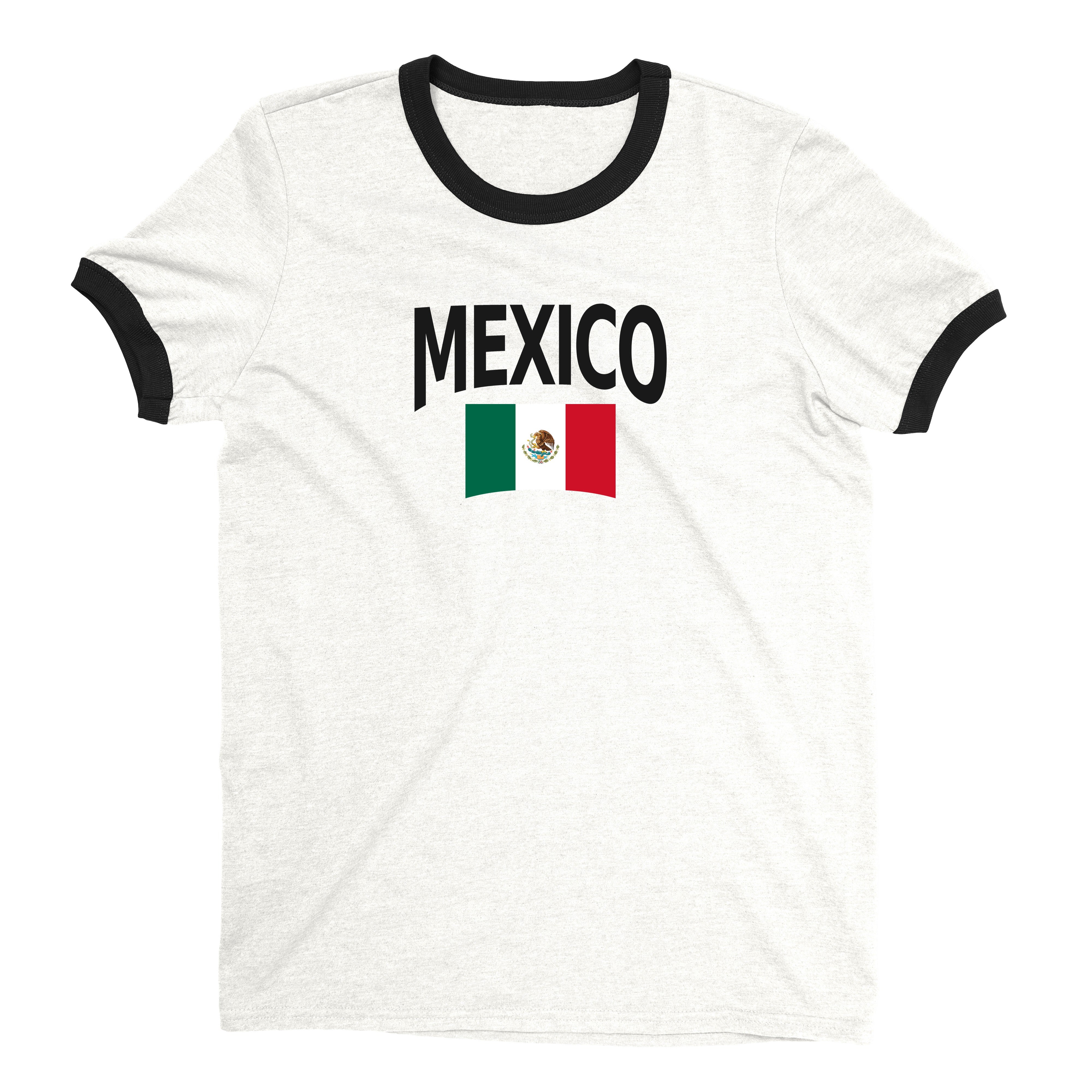 Mexico World Cup Ringer Tee Unisex T-Shirt -- NYC Factory