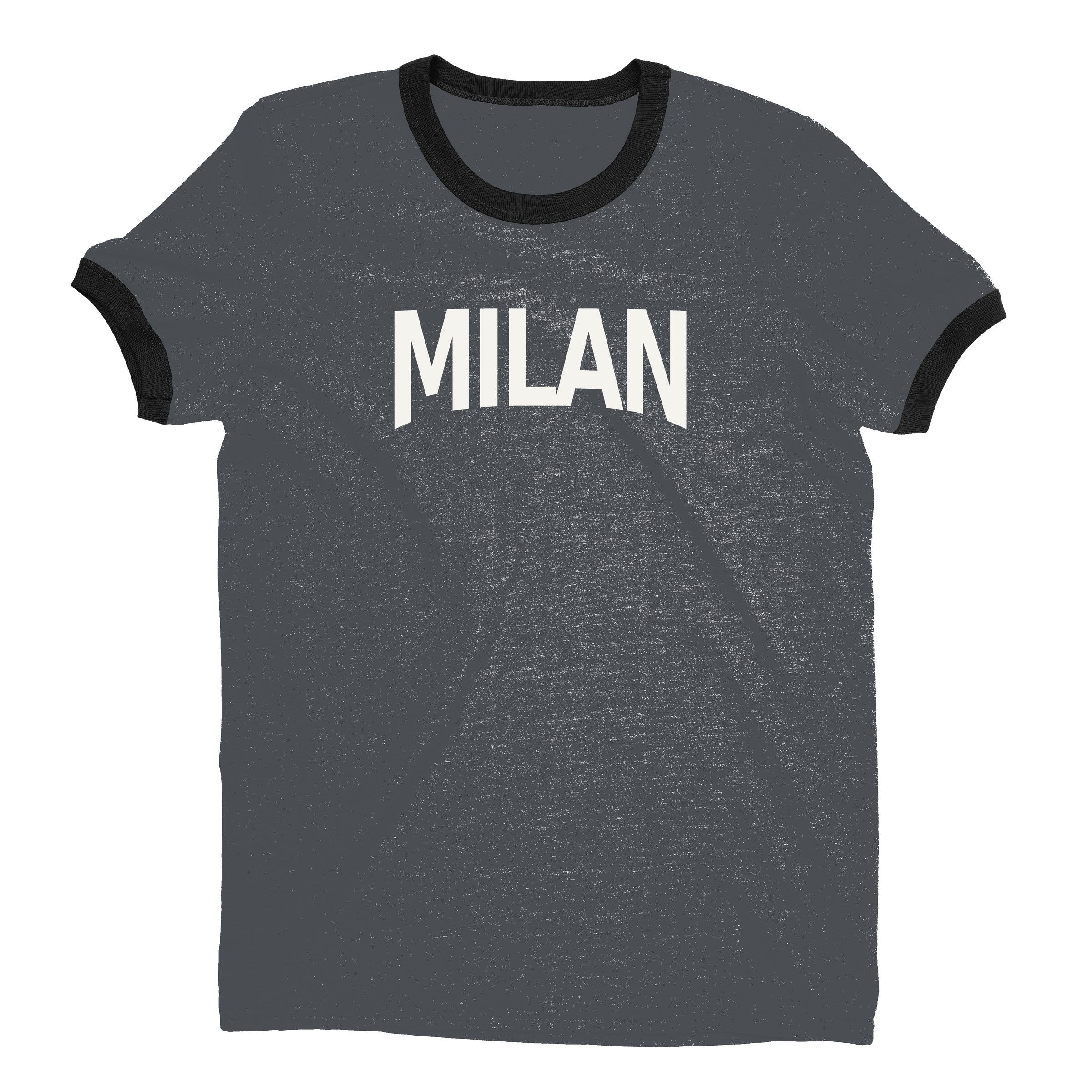 Milan Ringer Tee — Dark Heather