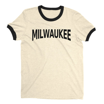 Milwaukee Ringer Tee — Natural