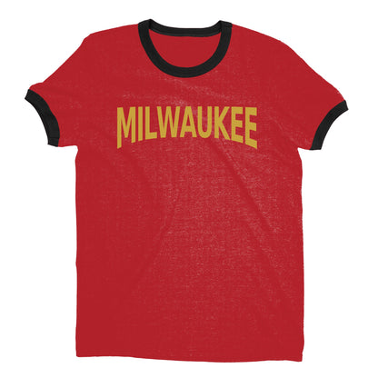 Milwaukee Ringer Tee — Red