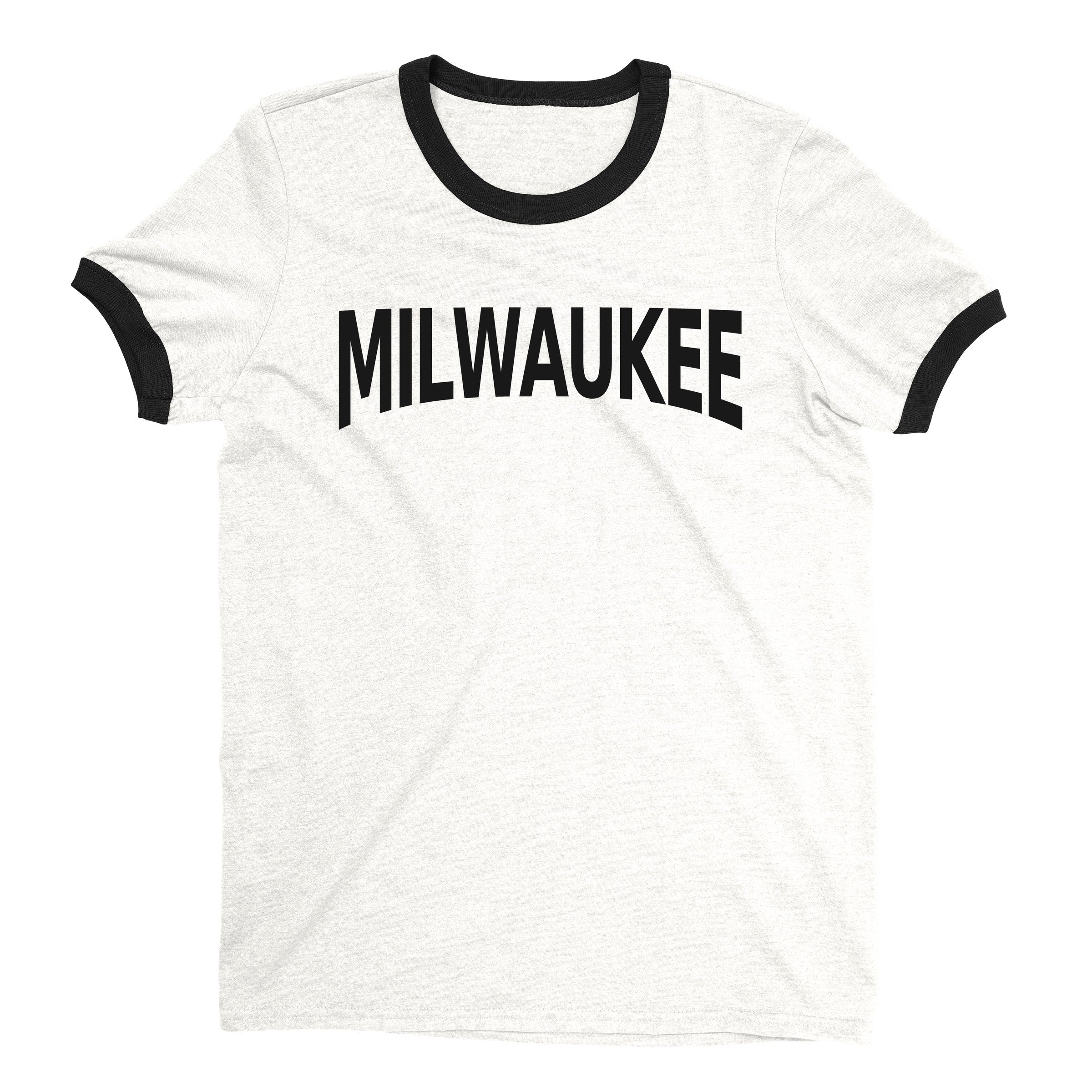 Milwaukee Ringer Tee — White