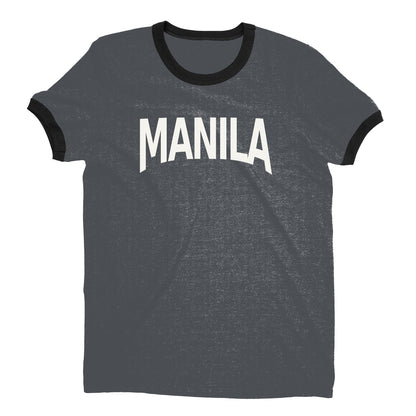Manila Ringer Tee — Dark Heather