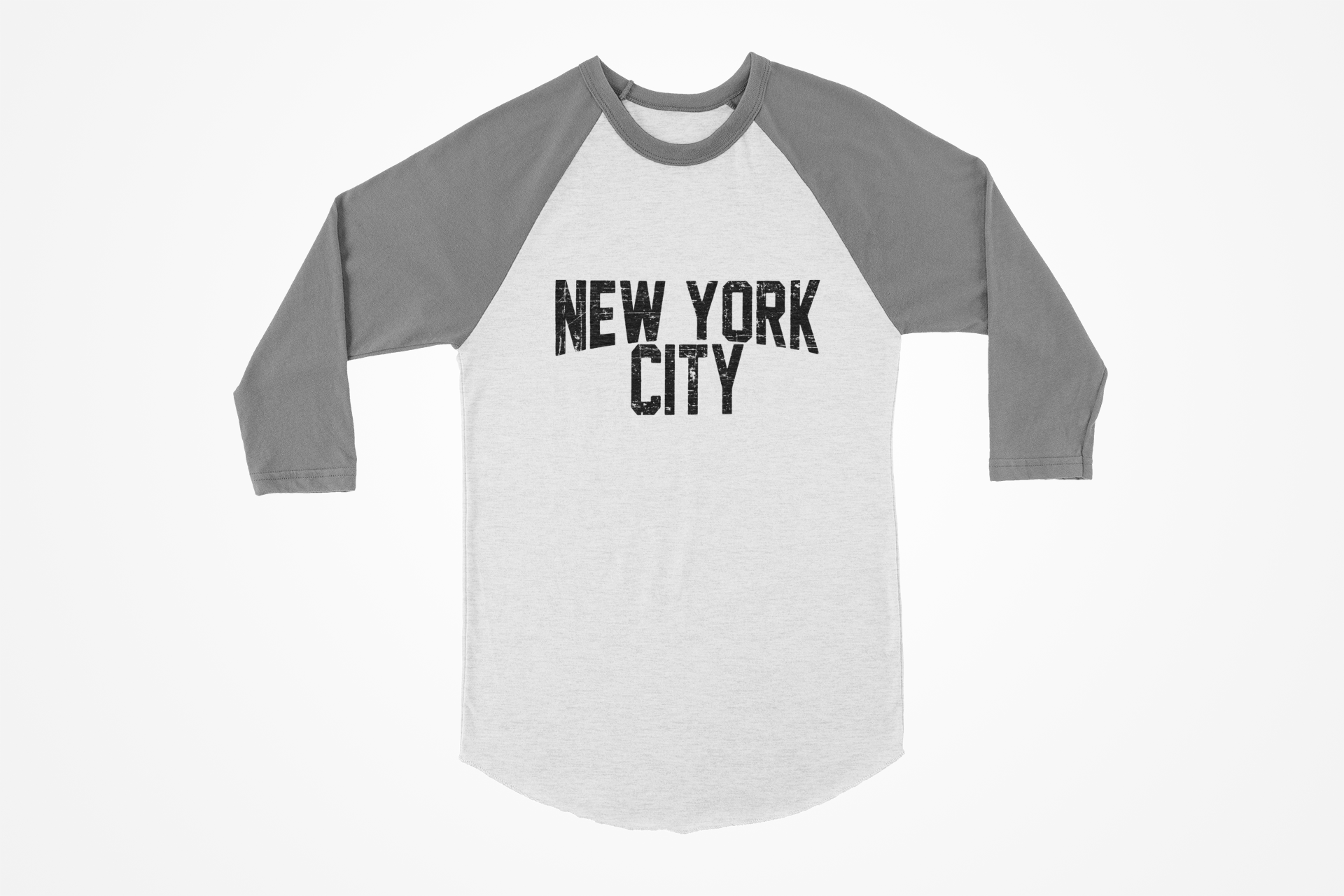 Men's New York City Raglan Tee NYC Novelty T-Shirt