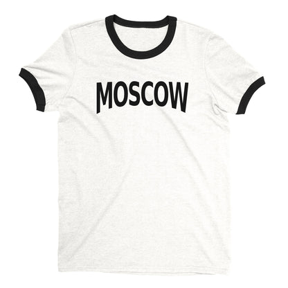 Moscow Ringer Tee — White