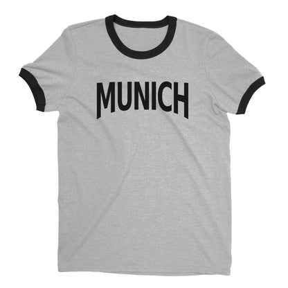 Munich Ringer Tee — Heather Gray