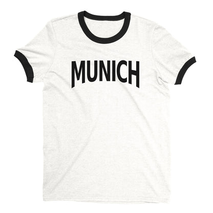 Munich Ringer Tee — White