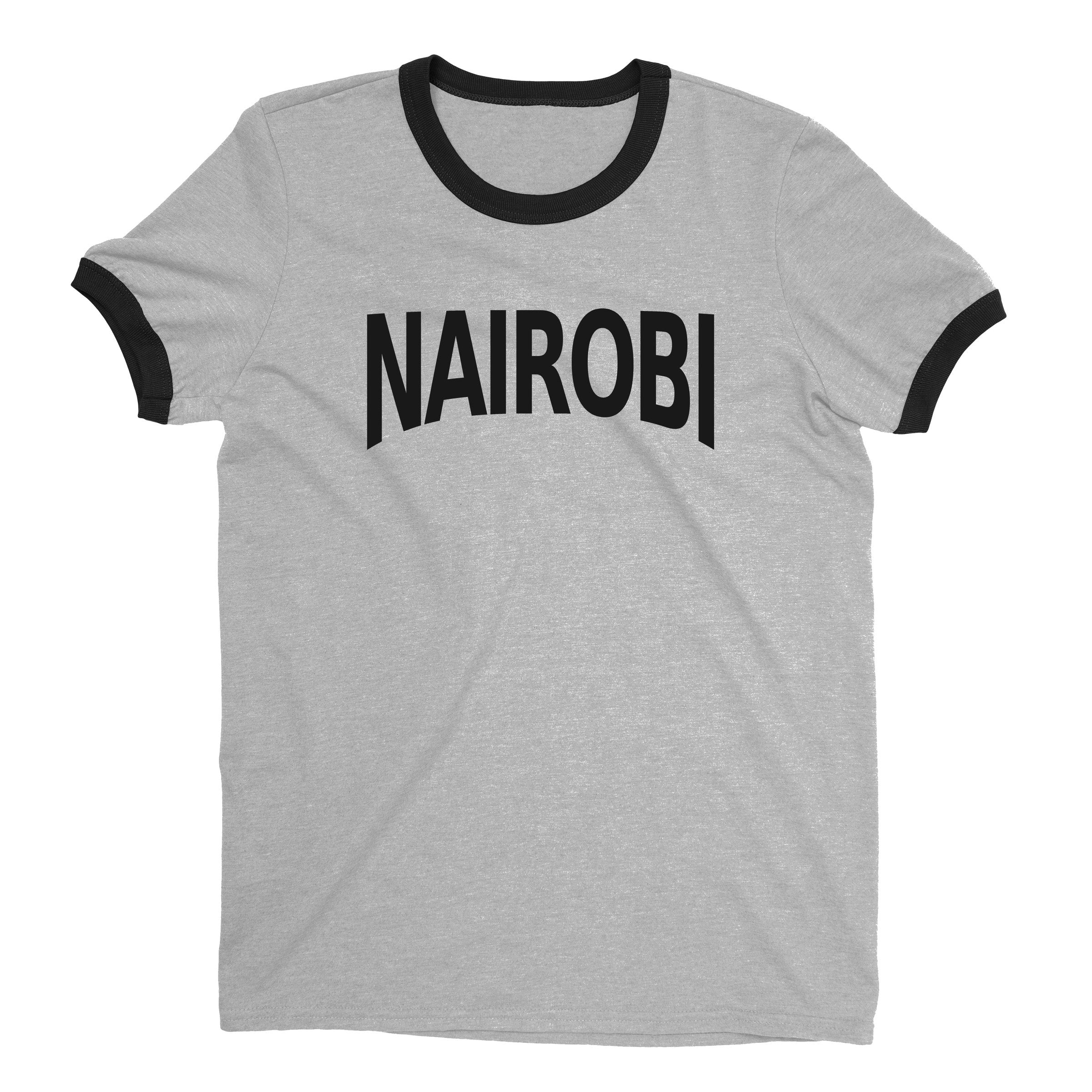 Nairobi Ringer Tee — Heather Gray