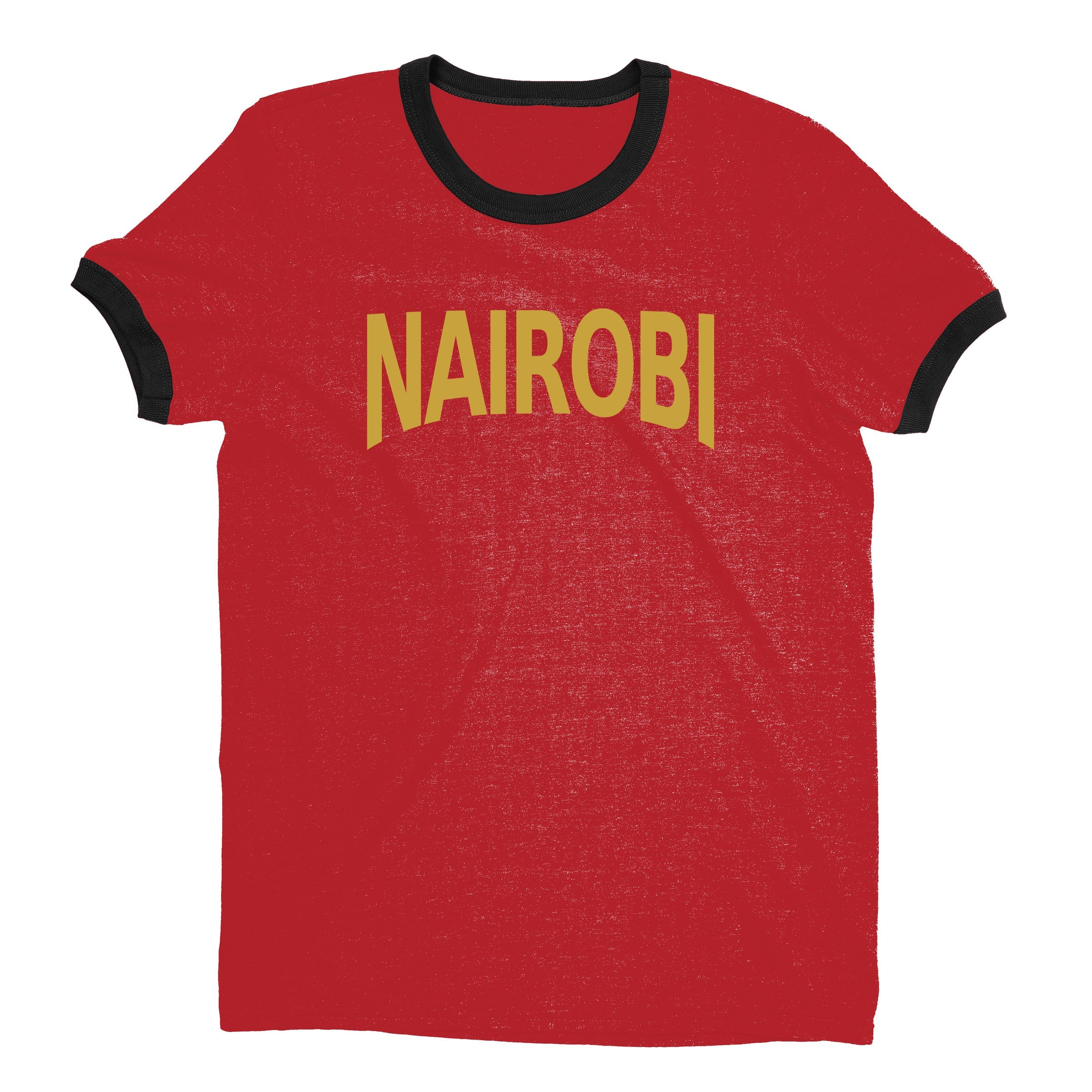 Nairobi Ringer Tee — Red