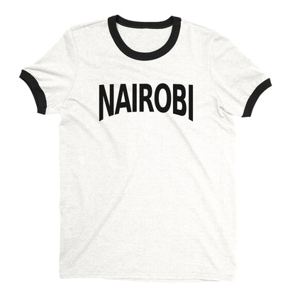 Nairobi Ringer Tee — White