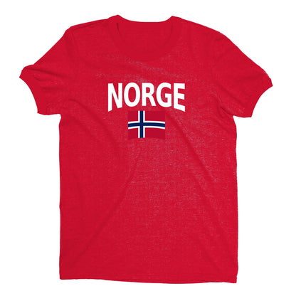 Norway World Cup Plain Tee Unisex T-Shirt -- NYC Factory - Standard Red