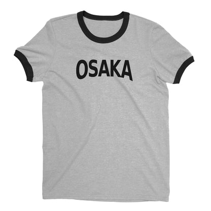 Osaka Ringer Tee — Heather Gray