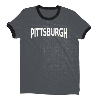 Pittsburgh Ringer Tee — Dark Heather