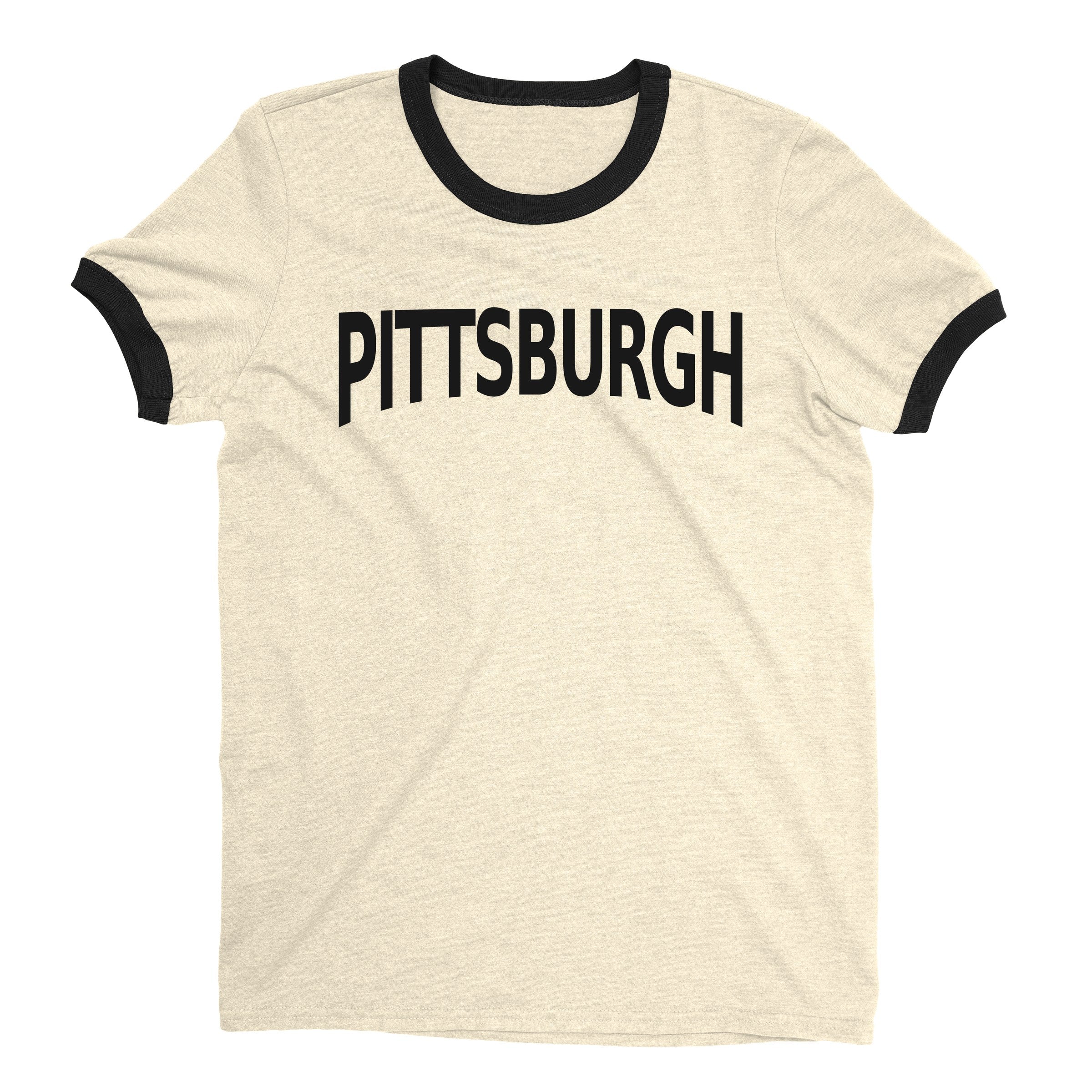Pittsburgh Ringer Tee — Natural