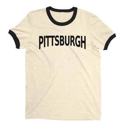 Pittsburgh Ringer Tee — Natural