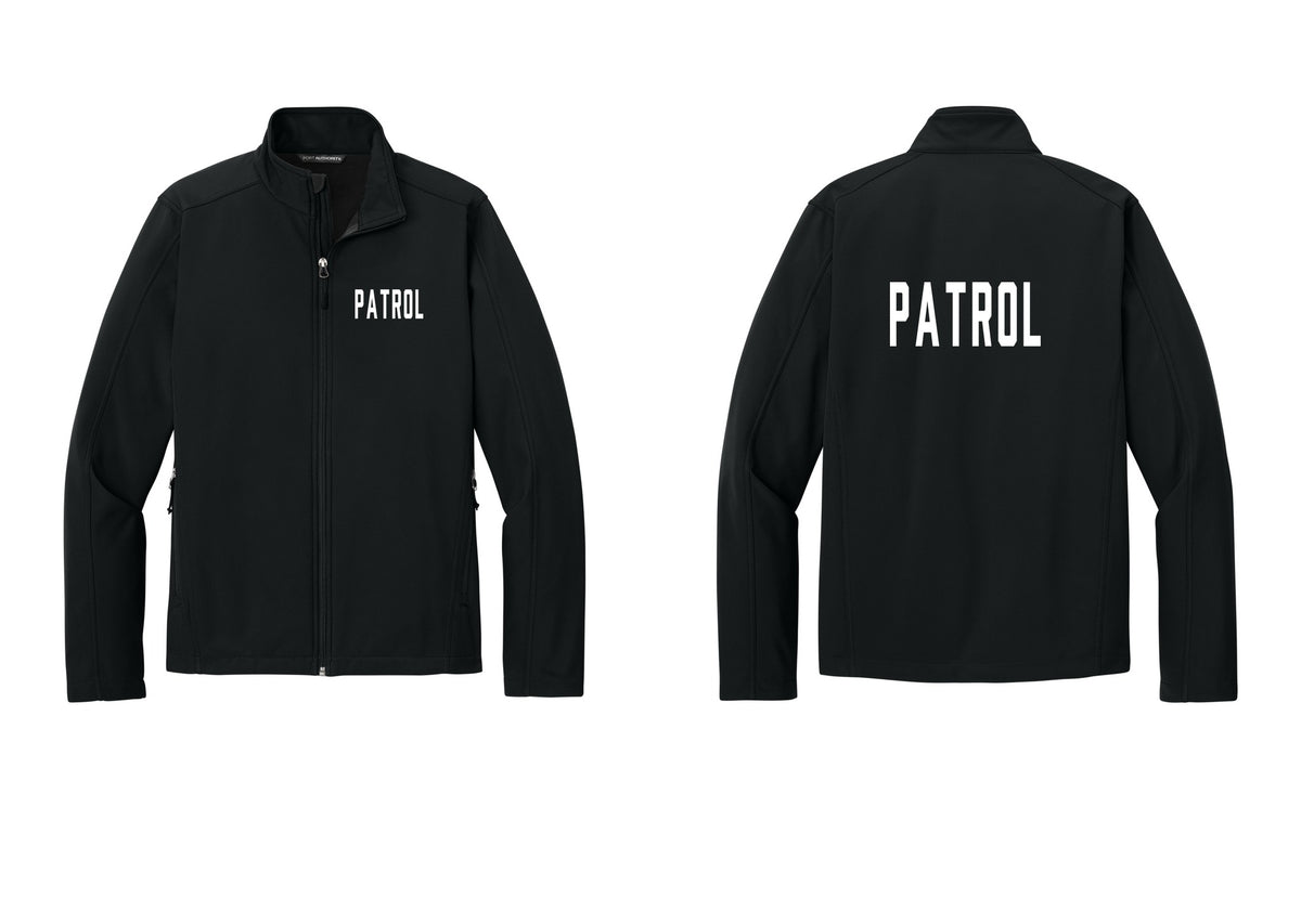 NYC Factory Patrol Soft Shell Jacket (Classic) - Chest + Back - Black