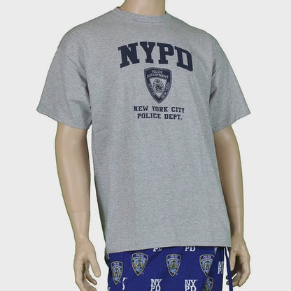 NYPD Men's Officially Licensed 9/11 Memorial Gray T-Shirt