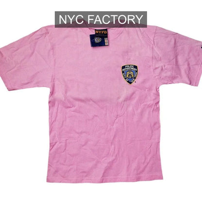 NYPD Men's Officially Licensed Pink T-Shirt