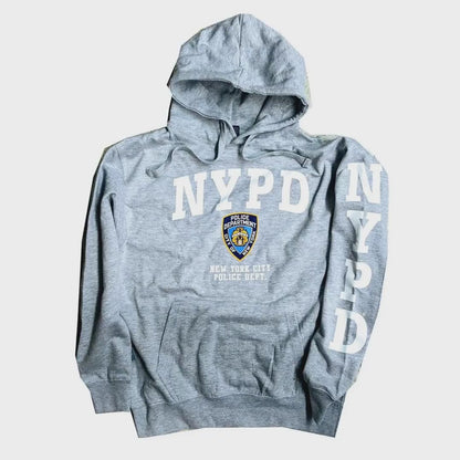 NYPD Men's Officially Licensed Gray Hoodie