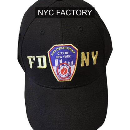 FDNY Men's Officially Licensed Baseball Hat Black