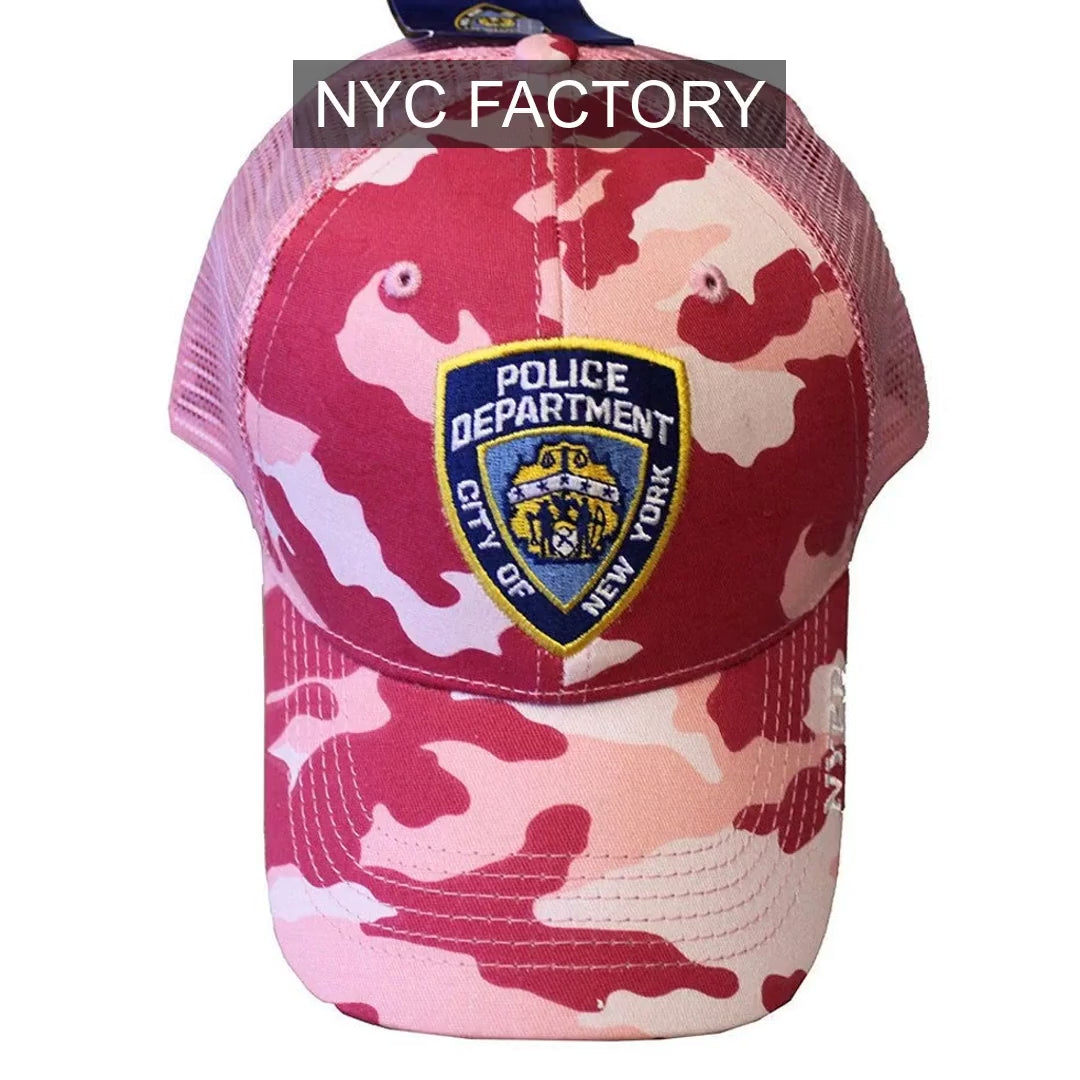 NYPD Men's Officially Licensed Baseball Hat Pink