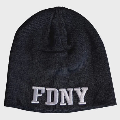FDNY Men's Officially Licensed Navy Winter Beanie