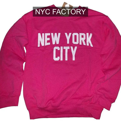 NYC Factory Men's New York City Hot Pink Sweatshirt