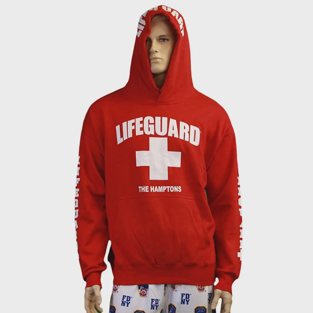Lifeguard Unisex Officially Licensed Red Hoodie