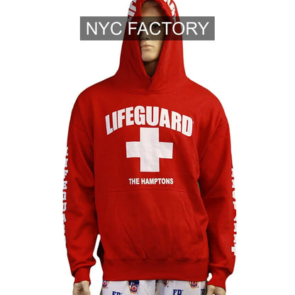 Lifeguard Kids The Hamptons NY Red Hoodie