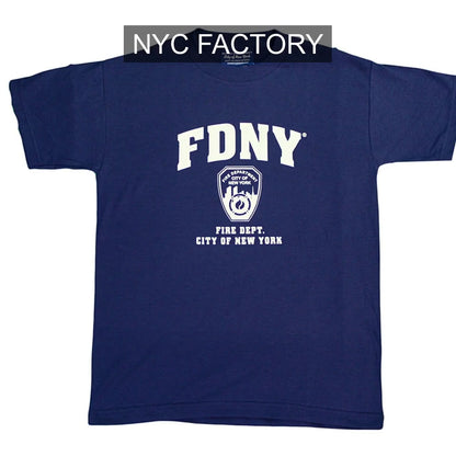 FDNY Boys' Officially Licensed Navy T-Shirt
