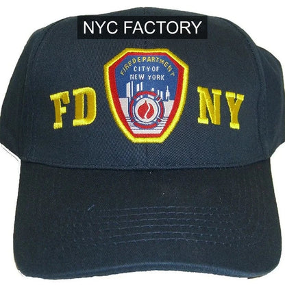 FDNY Men's Officially Licensed Navy Adjustable Cap