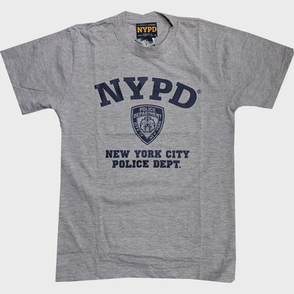 NYPD Men's Officially Licensed Gray T-Shirt