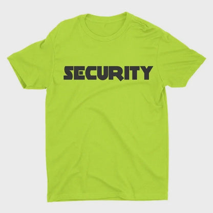 NYC Factory Men's Security Green & Black T-Shirt