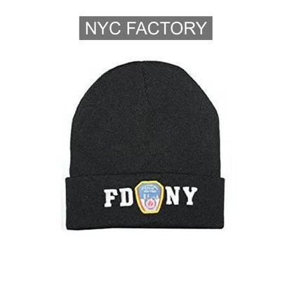FDNY Men's Officially Licensed Winter Hat Black