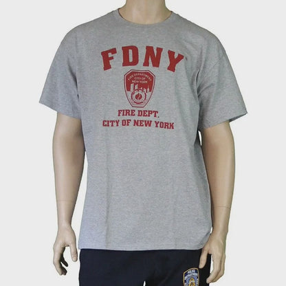 FDNY Men's Officially Licensed Memorial Gray T-Shirt