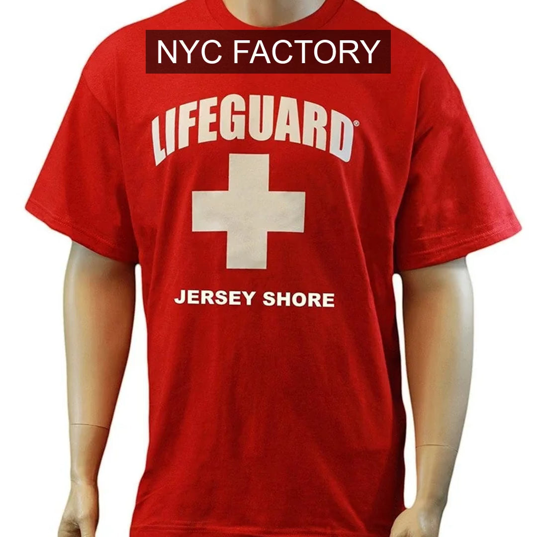 Load video: Lifeguard Unisex Officially Licensed Red T-Shirt