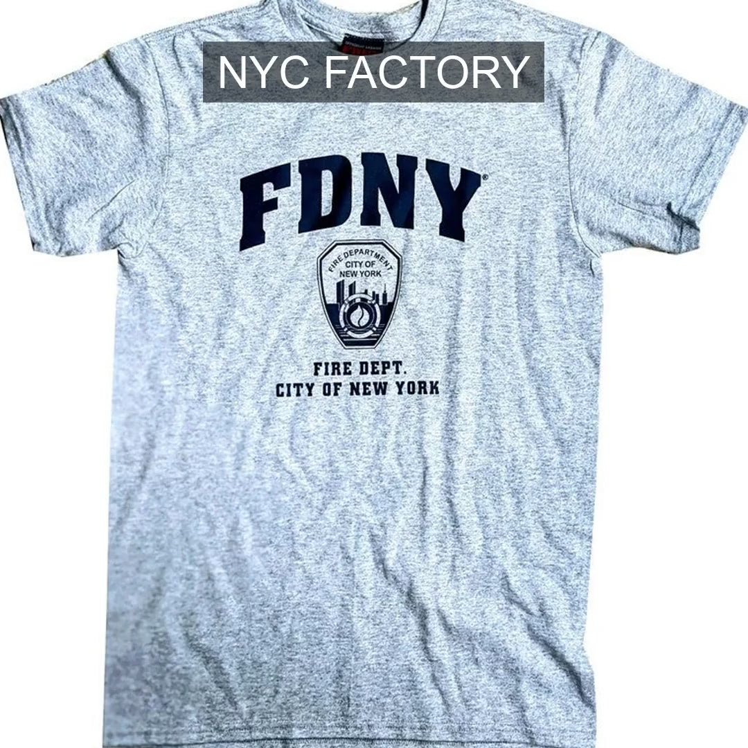 Load video: FDNY Boys' Officially Licensed Gray T-Shirt