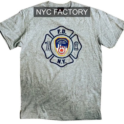 FDNY Men's Officially Licensed Gray T-Shirt