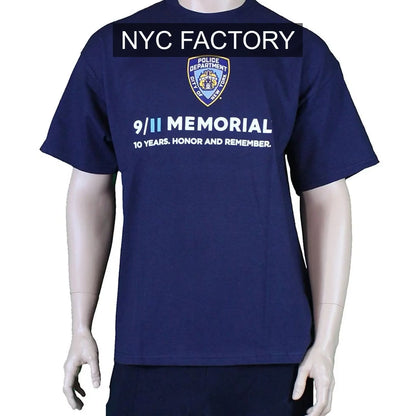 NYPD Men's Officially Licensed Navy T-Shirt