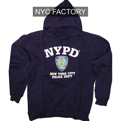 NYPD Men's Officially Licensed Navy Hoodie