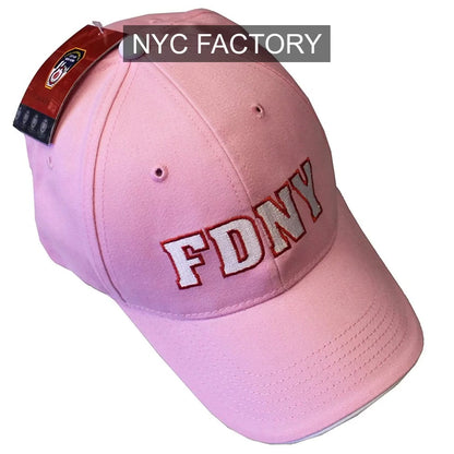 FDNY Unisex Officially Licensed Pink Baseball Hat