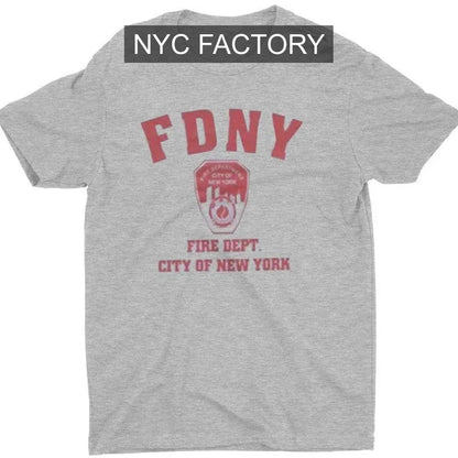 FDNY Men's Officially Licensed Gray T-Shirt