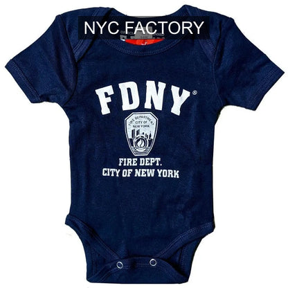 FDNY Baby Officially Licensed Bodysuit Navy