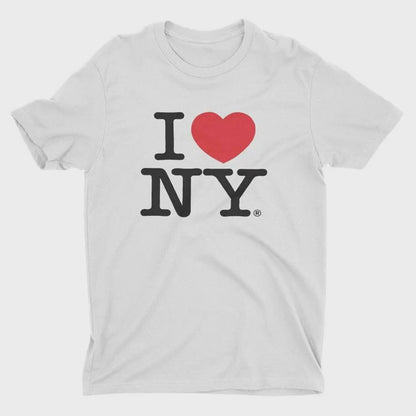 I Love NY Kids Unisex White T-Shirt