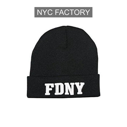 FDNY Unisex Officially Licensed Winter Hat Black
