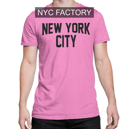 NYC Factory Unisex New York City Pink T-Shirt