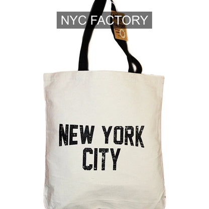 NYC Factory Unisex New York City Natural Tote Bag