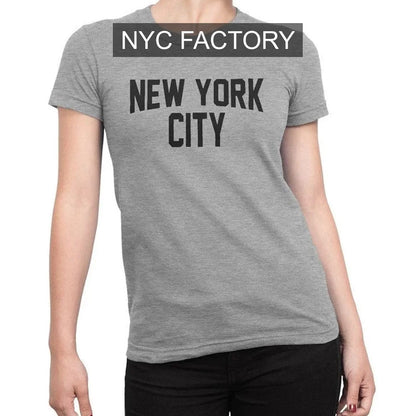 NYC Factory Women's New York City Gray T-Shirt