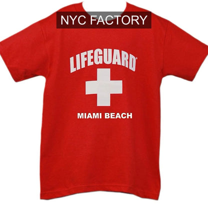 Lifeguard Kids Red T-Shirt Officially Licensed