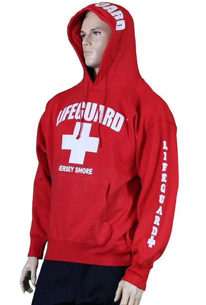 Lifeguard Jersey Shore NJ Life Guard Sweatshirt Red XL - NYC Factory
