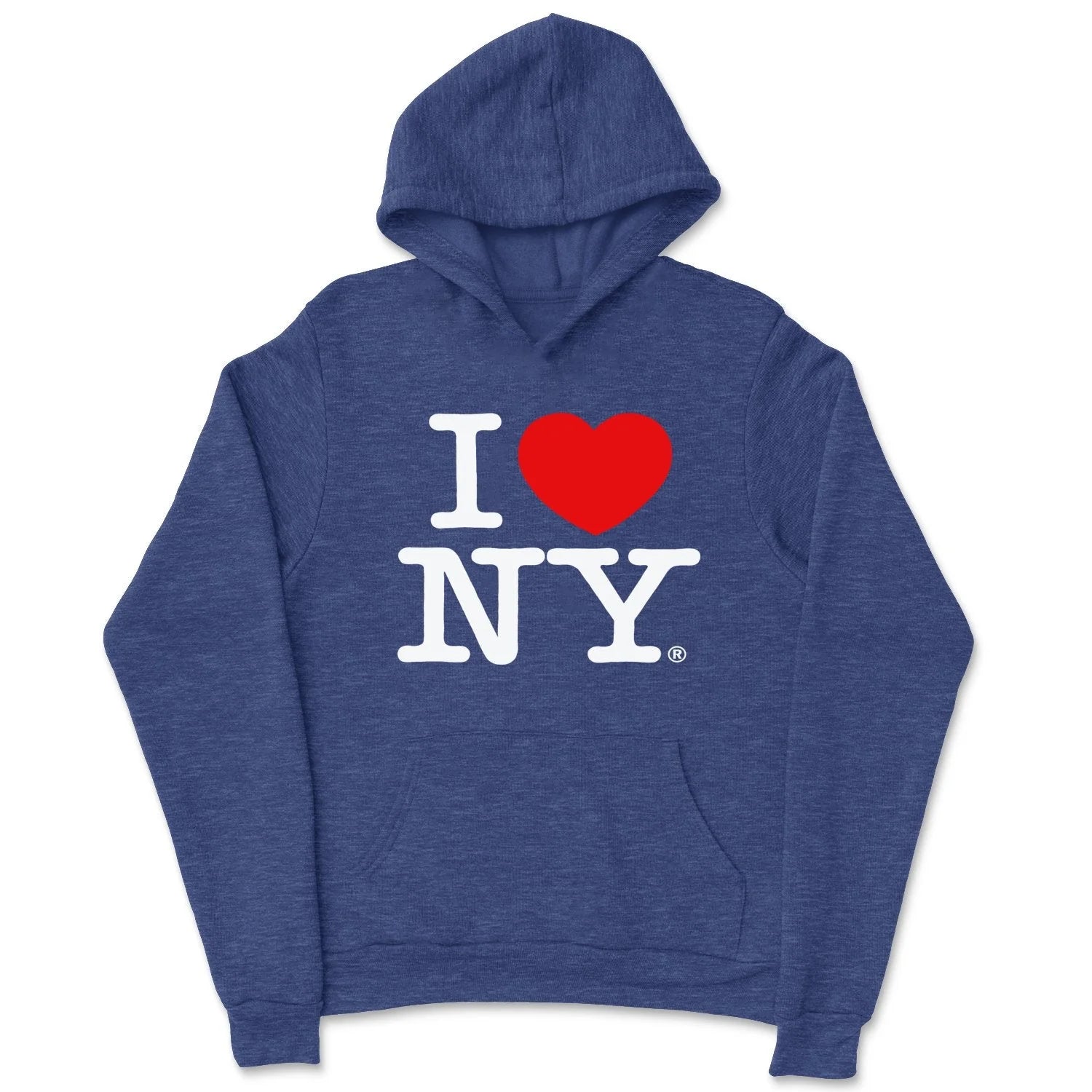 I Love NY Kids Hoodie Sweatshirt Officially Licensed (Youth, Turquoise) - NYC Factory